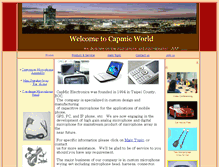 Tablet Screenshot of capmic.com.tw